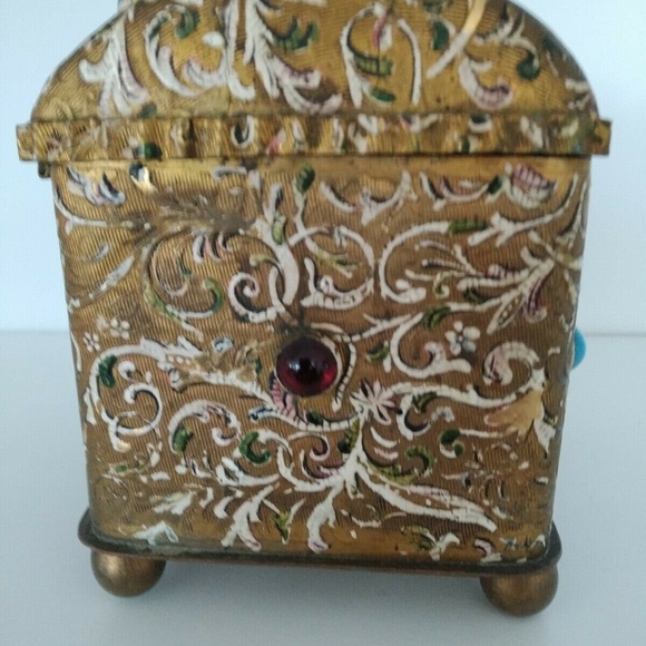 Austro Hungarian Jewel Enamel Casket Box - Picture 6 of 13
